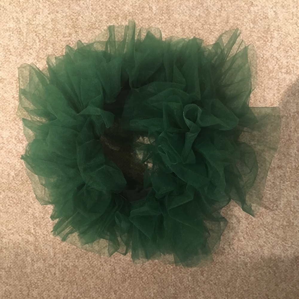 Green tulle tutu